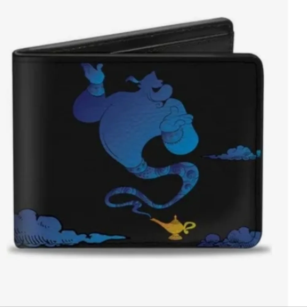 MENS DISNEY BUCKLE DOWN Aladdin Genie WALLET